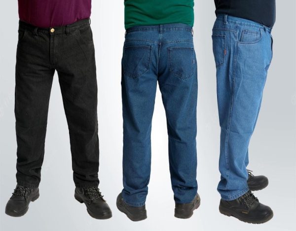 jeans para caballeros tela rígida, ideal para trabajos pesados