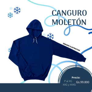 canguro de moletón