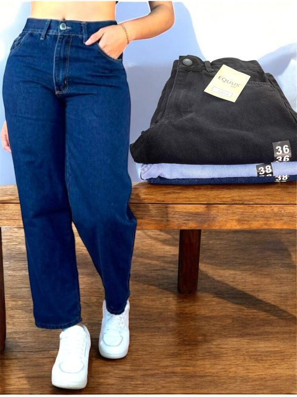 pantalones mom y corte recto para dama