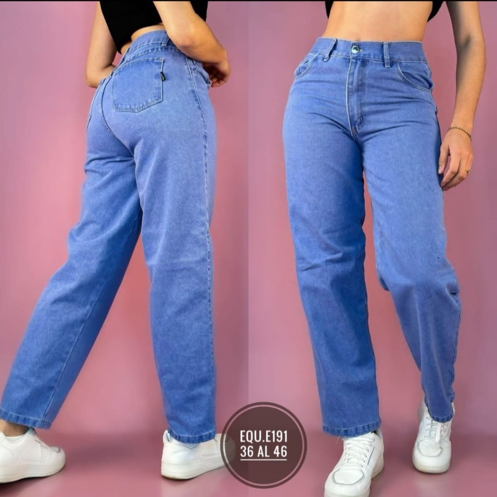 Jeans MON para Dama - Corte Recto: 2 Unidades por 159.000 Gs -Jeans de moda para mujer en Paraguay