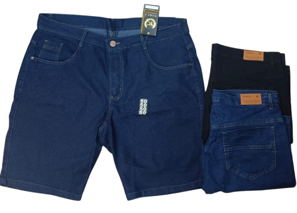 Bermuda de jeans para caballeros