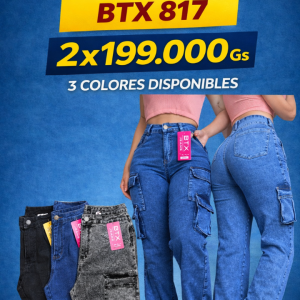 Pantalon cargo para dama