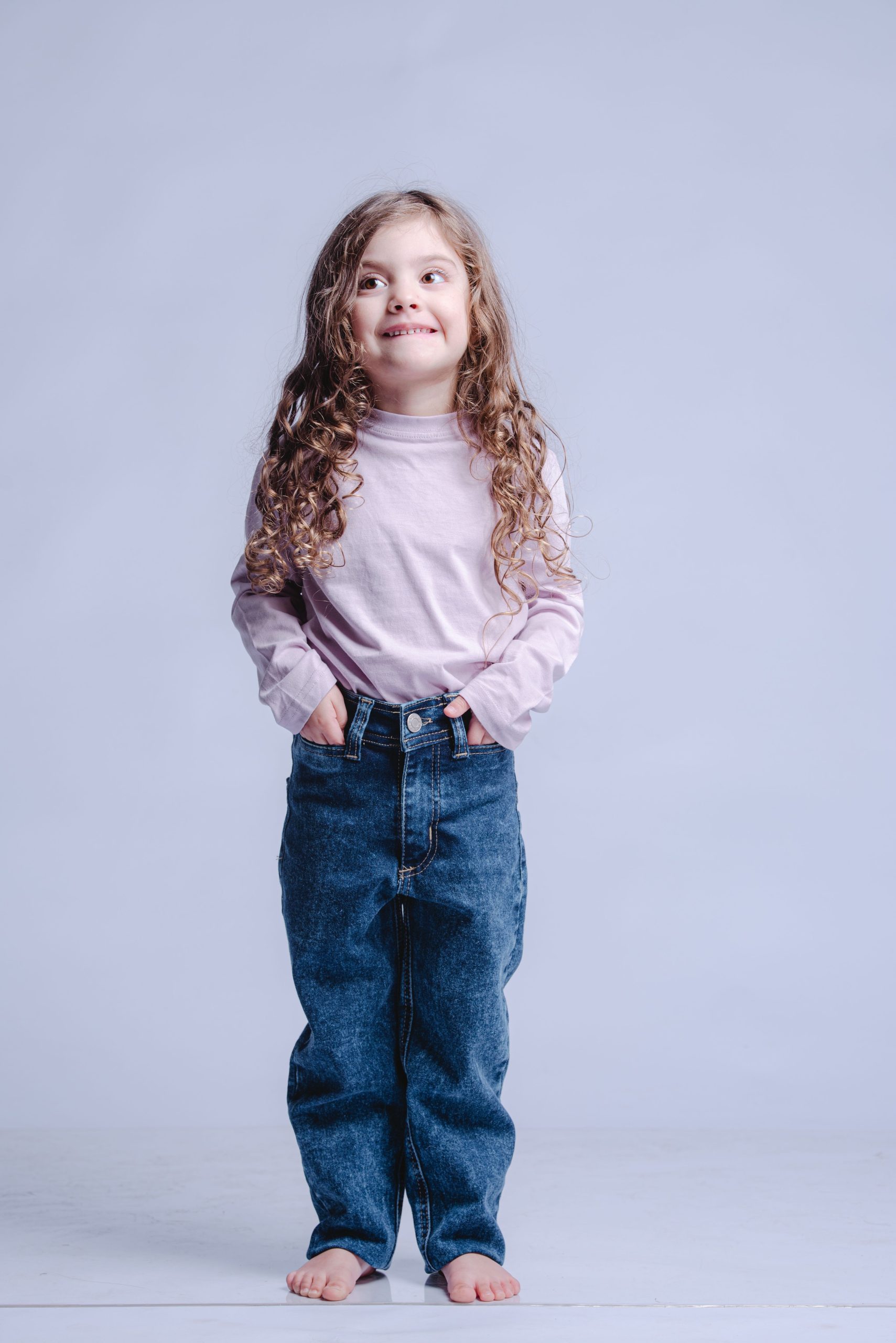 2 Pantalones Jean Recto para niña S/R NVD/Liso C/C - Image 3