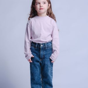 pantalon jeans recto para niña