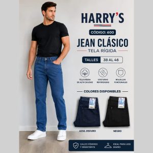 jeans clásicos para hombre